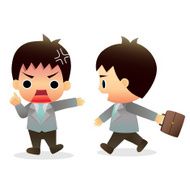 cartoon business man N6