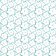 seamless floral blue