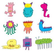 Monsters Cute Set