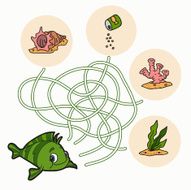 Maze Game for children (fish)