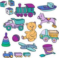 set of baby toys