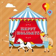 Greeting card Vector illustration N5