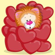 Lion in hearts