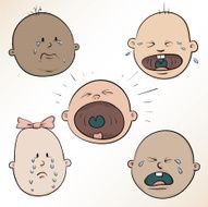 Crying Baby Faces