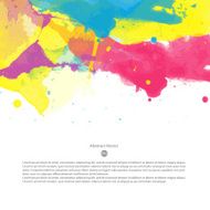 Vector watercolor template N37