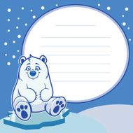 happy baby polar bear
