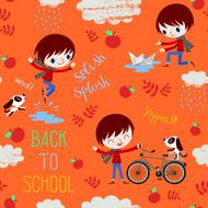 Back to School Autumn Pattern