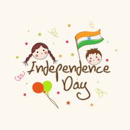 Indian Independence Day celebrations poster design