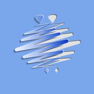 modern color whirligig on an abstract background Fast whirlabo N2
