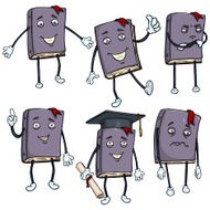 Vector Set of Cartoon Characters - Lively Books N2