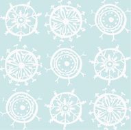 Childlike snowflake pattern