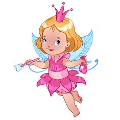 Little cute Tooth Fairy