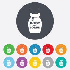 Pregnant woman dress sign icon Maternity symbol N19