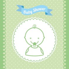 babby shower design N4