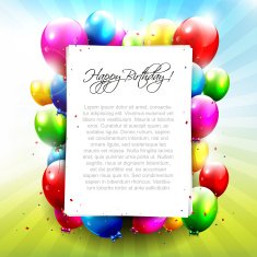 Colourful Birthday background N2