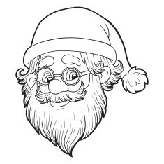 Coloring book (Santa Claus) N2