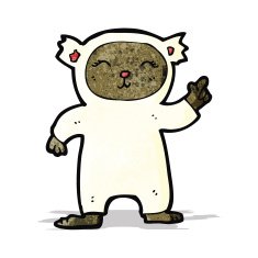 cartoon bear costume