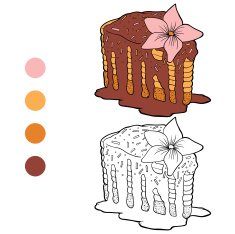 Coloring book (cake) N2