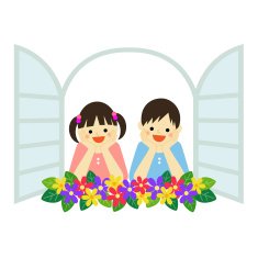 Dreaming boy and girl