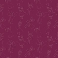 halloween background doodle vector