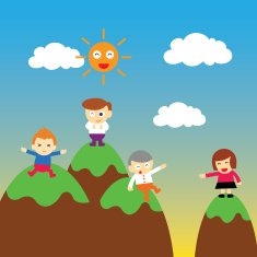 vector cartoon relationship