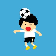 sport football player vector cartoon N2