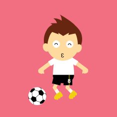 sport football player vector cartoon N3