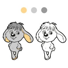 Coloring book (rabbit) N6