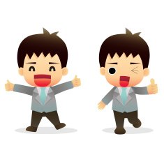 cartoon business man N7