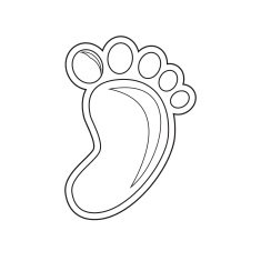 Footprint Vector illustration