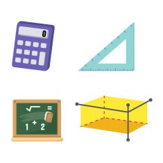 Mathematics set vector