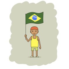 Brazil Flag N12