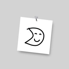moon cartoon sketch