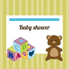 Baby shower design N39