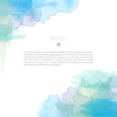 Vector watercolor template N31