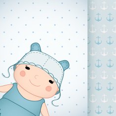 Baby boy shower card N9