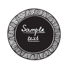 luxury card vintage hand drawing vector