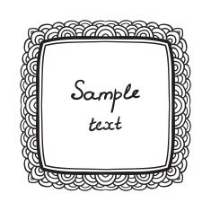 luxury card vintage hand drawing vector N2