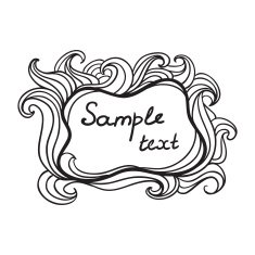 luxury card vintage hand drawing vector N5