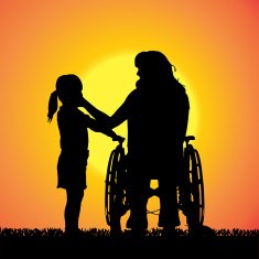 Vector silhouette of family N137