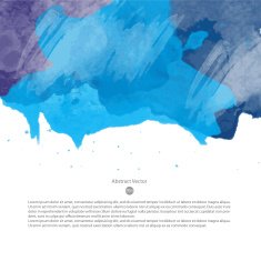 Vector watercolor template N36