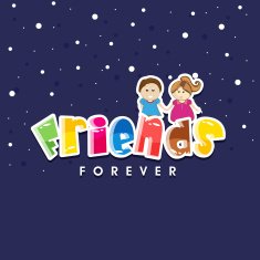 Beautiful greeting card design for Happy Friendship Day