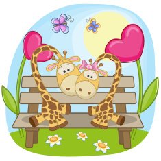 Lovers Giraffe N2