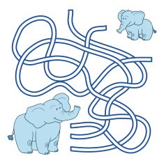 Maze game (elephant)