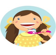 girl takes a bath with rubber duck