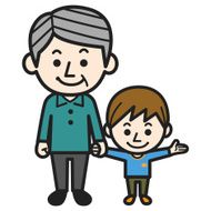 Grandfather and grandson N2