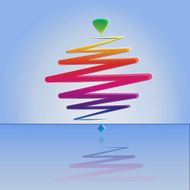 modern color whirligig on an abstract background N2
