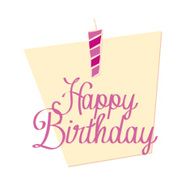 Cute Happy Birthday Card Template Editable N4
