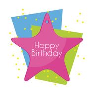 Cute Happy Birthday Card Template Editable N6
