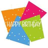 Cute Happy Birthday Card Template Editable N7